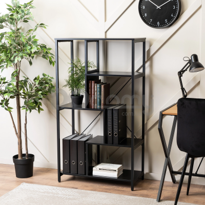 Стелаж MEBEL ELITE TIM Чорний, фото 1