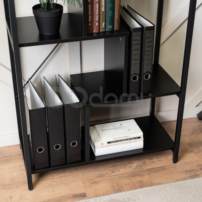 Стелаж MEBEL ELITE TIM Чорний, фото 3