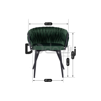 Кресло MEBEL ELITE EMPOLI Зеленый, фото 2