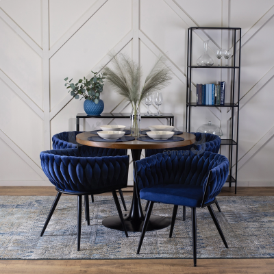 Крісло MEBEL ELITE EMPOLI Синій, фото 2