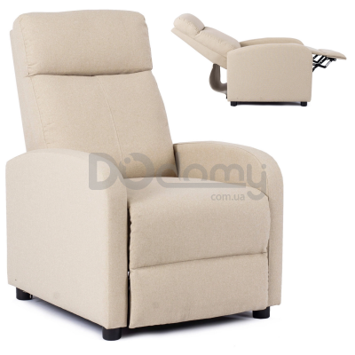 Крісло-реклайнер MEBEL ELITE DANNY Бежевий, фото 1
