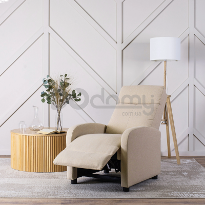 Крісло-реклайнер MEBEL ELITE DANNY Бежевий, фото 2