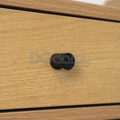 Письменный стол MEBEL ELITE STEP 123 Дуб Золотой / Черный, фото 3