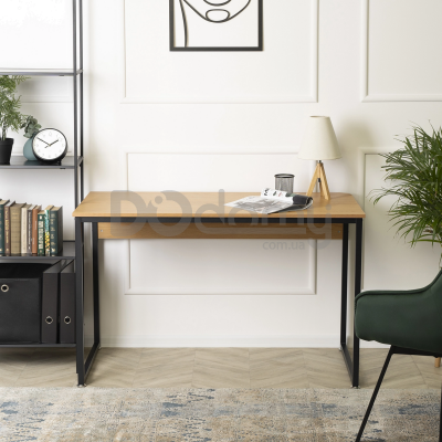 Письменный стол MEBEL ELITE ROSS 120 Дуб Золотой/Черный, фото 4