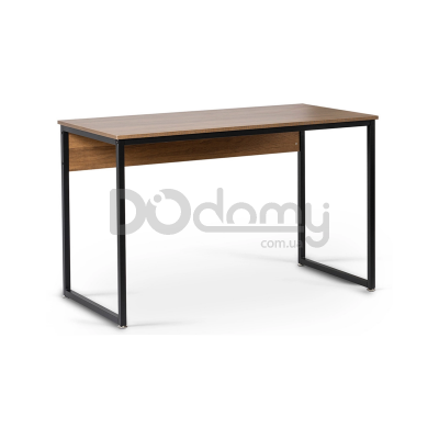 Письмовий стіл MEBEL ELITE ROSS 120 Дуб rustykalny / Чорний, фото 2