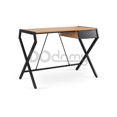 Письмовий стіл MEBEL ELITE MEG Дуб Золотий / Чорний, фото 4