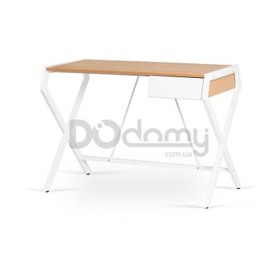 Письменный стол MEBEL ELITE MEG Дуб Золотой / Белый, фото 4