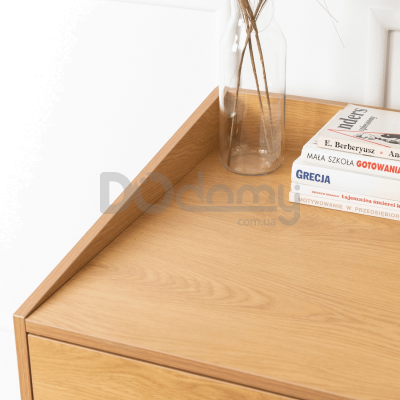 Письменный стол MEBEL ELITE ICE 133 Дуб Золотой / Черный, фото 2