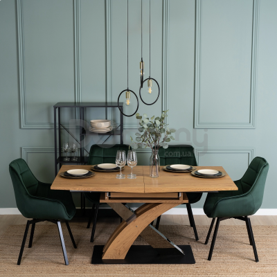 Стіл MEBEL ELITE SVEN 160-220 Дуб Золотий, фото 1