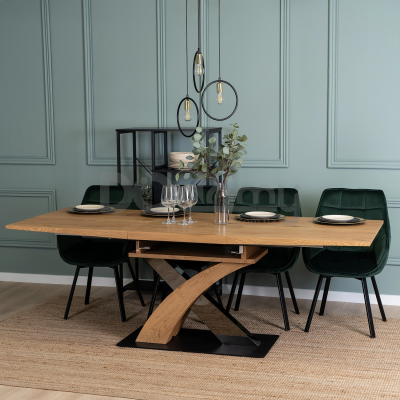 Стіл MEBEL ELITE SVEN 160-220 Дуб Золотий, фото 2