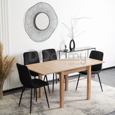 Стіл MEBEL ELITE MAX 80-160 Дуб Артизан, фото 2