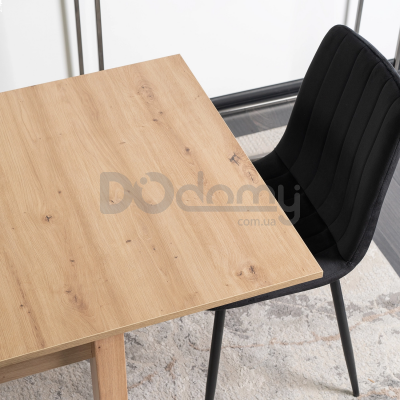 Стіл MEBEL ELITE MAX 80-160 Дуб Артизан, фото 3