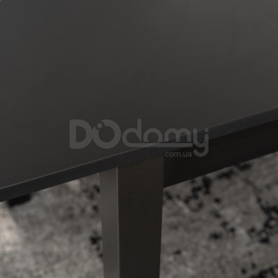 Стіл MEBEL ELITE MAX 80-160 Чорний, фото 4