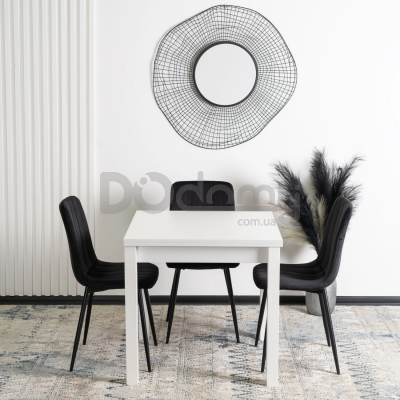 Стіл MEBEL ELITE MAX 80-160 Білий, фото 1