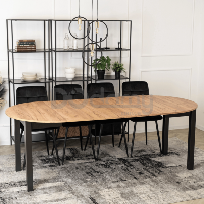 Стіл MEBEL ELITE JAMES 102-222 Дуб Крафт, фото 3