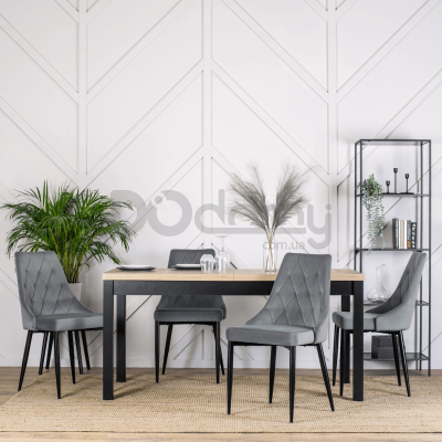 Стол MEBEL ELITE HUGO 160-230 Дуб Артизан, фото 2