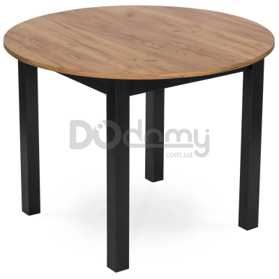 Стіл MEBEL ELITE HARRY 102-142 Дуб Крафт / Чорний, фото 1