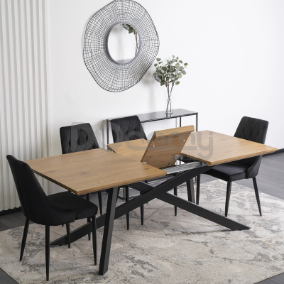 Стол MEBEL ELITE HAMILTON 160-200 Дуб Золотой, фото 2