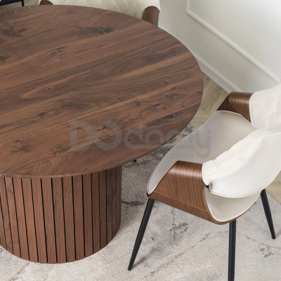 Стол MEBEL ELITE LYON 120 Орех, фото 2