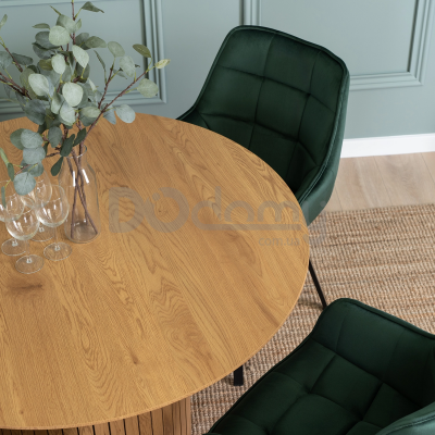 Стіл MEBEL ELITE LYON 120 Дуб Золотий, фото 2