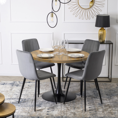 Стол MEBEL ELITE LINO 100 Дуб Золотой, фото 4