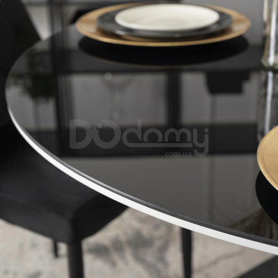 Стіл MEBEL ELITE ALLEN 120 Чорний, фото 4