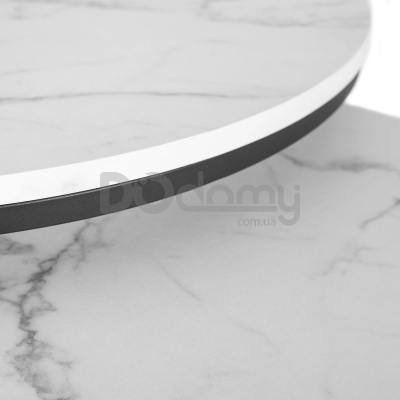 Комплект журнальних столиків MEBEL ELITE DAFNE MAX Білий мармур, фото 5