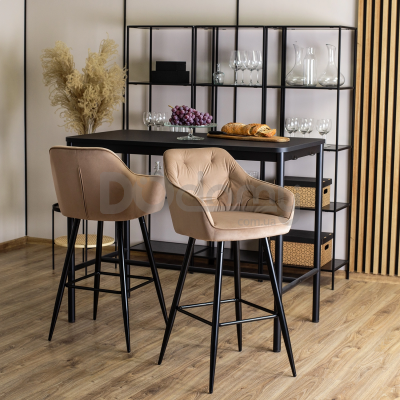 Барний стілець MEBEL ELITE SALEM Бежевий, фото 2