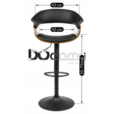 Барный стул MEBEL ELITE NEVADA Черный, фото 5