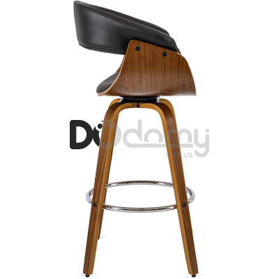 Барный стул MEBEL ELITE JERSEY Орех / Черный, фото 5