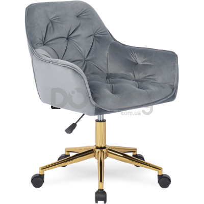 Офисное кресло MEBEL ELITE MILAN Серый/Золотой, фото 1