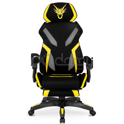 Офісне крісло MEBEL ELITE MAXIMO Чорний / Жовтий, фото 1