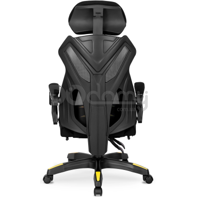 Офісне крісло MEBEL ELITE MAXIMO Чорний / Жовтий, фото 2