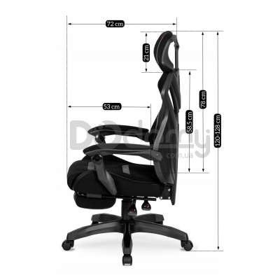 Офисное кресло MEBEL ELITE MAXIMO Черный, фото 3