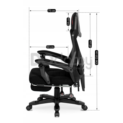 Офисное кресло MEBEL ELITE BING Черный, фото 4