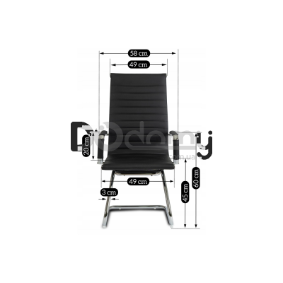 Кресло MEBEL ELITE VEGA Черный, фото 5