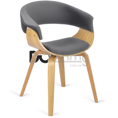 Кресло MEBEL ELITE GARY Серый / Дуб Золотой, фото 1