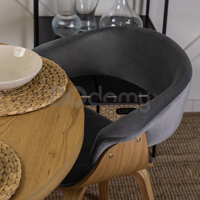 Кресло MEBEL ELITE GARY Серый / Дуб Золотой, фото 3