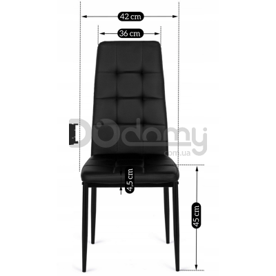 Стілець MEBEL ELITE TEX 2 Чорний, фото 3