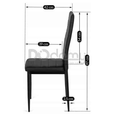 Стул MEBEL ELITE NARIS Черный, фото 5