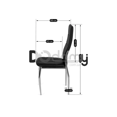 Стілець MEBEL ELITE MOLLY Чорний, фото 3