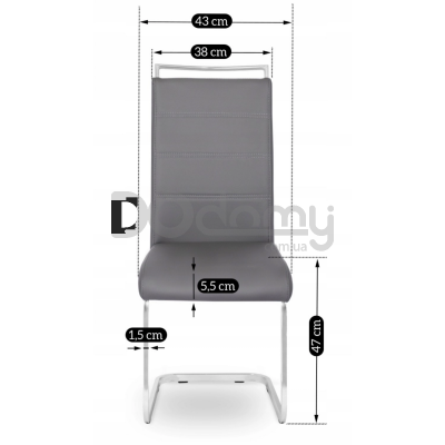 Стул MEBEL ELITE LOCA Серый, фото 4