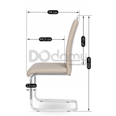 Стул MEBEL ELITE LOCA Бежевый, фото 6