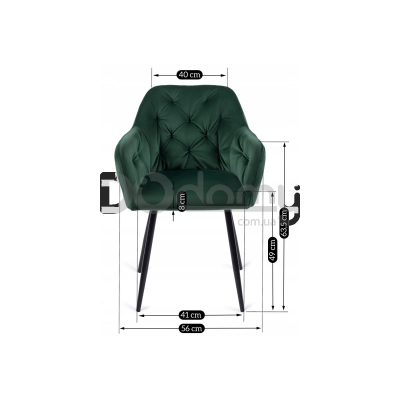 Кресло MEBEL ELITE VIKI Зеленый, фото 6