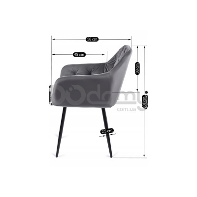 Кресло MEBEL ELITE VIKI Розовый, фото 9