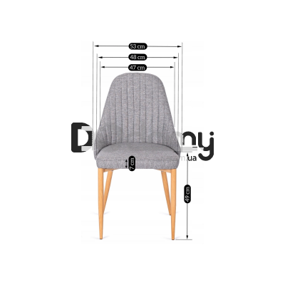 Кресло MEBEL ELITE TORINO Серый, фото 6