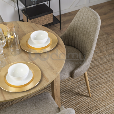 Крісло MEBEL ELITE TORINO Бежевий, фото 3