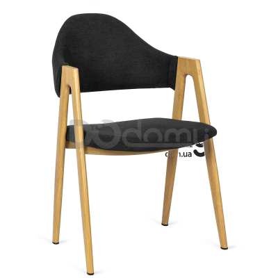 Кресло MEBEL ELITE RUIZ Черный / Дуб, фото 1