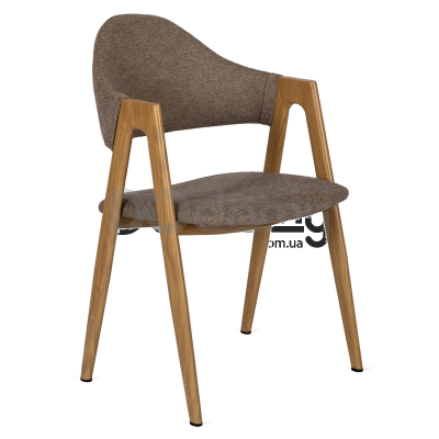 Кресло MEBEL ELITE RUIZ Бежевый / Дуб, фото 1