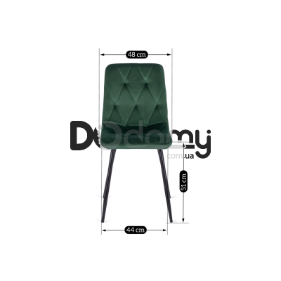 Стілець MEBEL ELITE ROBIN Зелений, фото 4